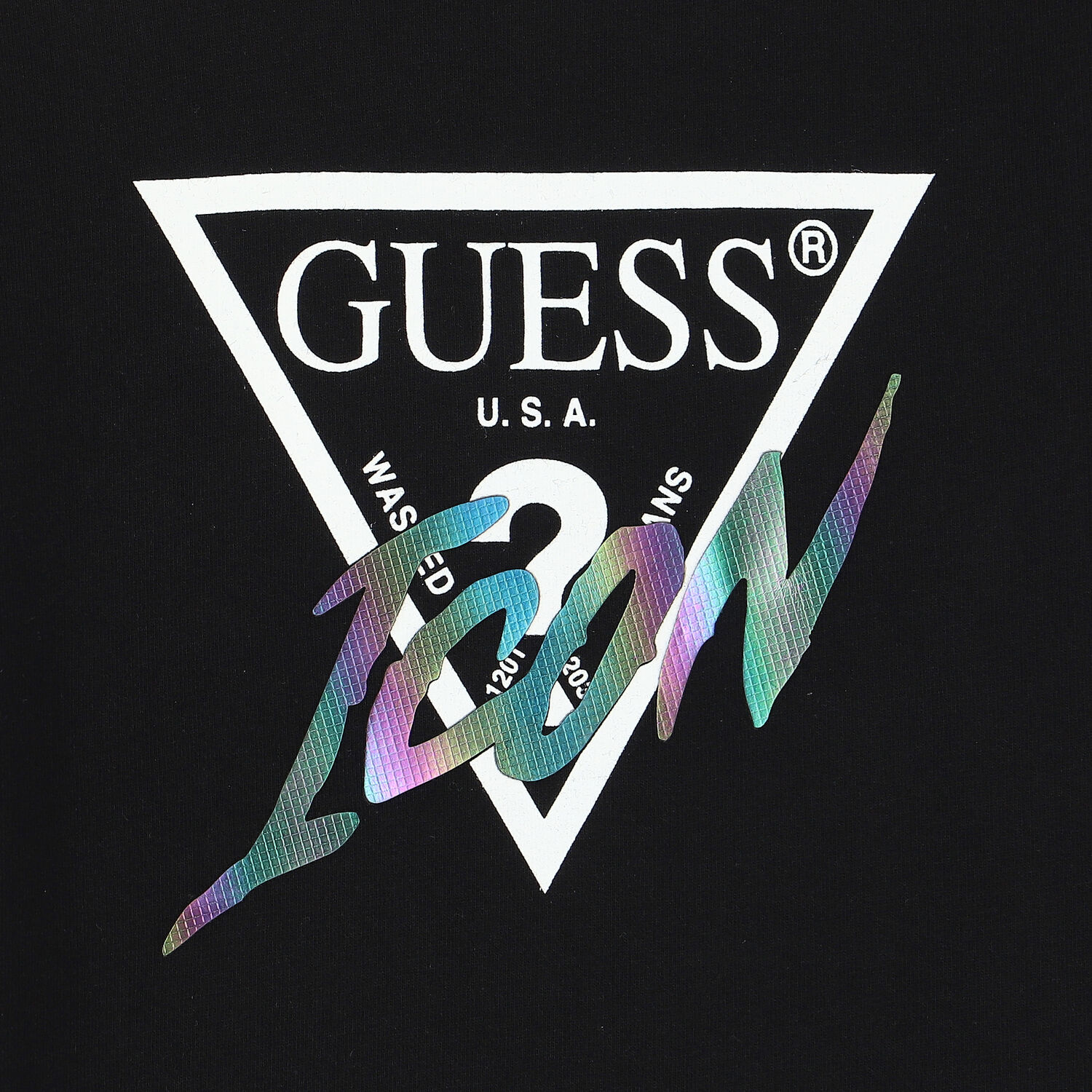 Girls Black Logo Dress, 1, hi-res