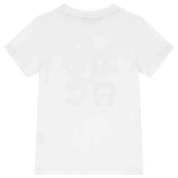 Boys White Logo T-Shirt