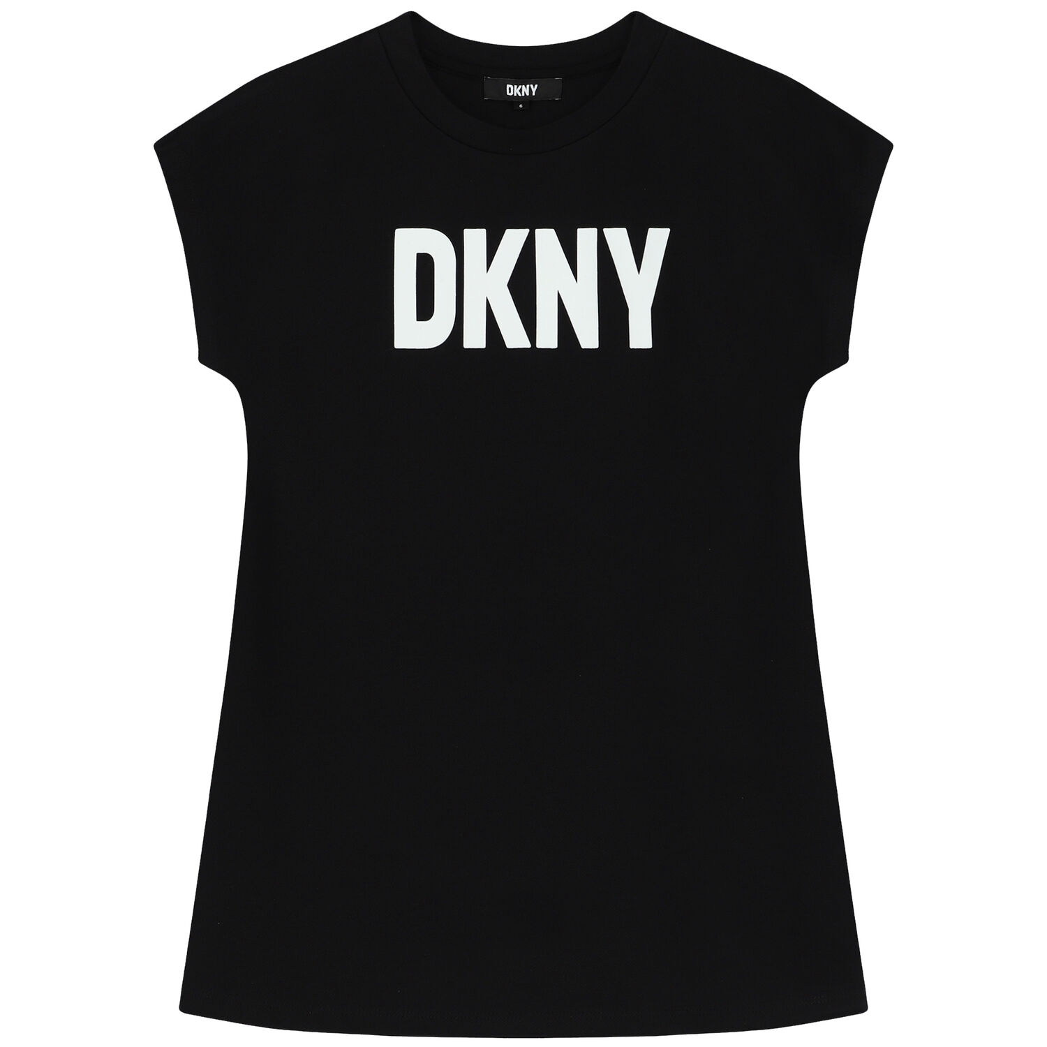 Girls Black Logo Dress, 1, hi-res image number null