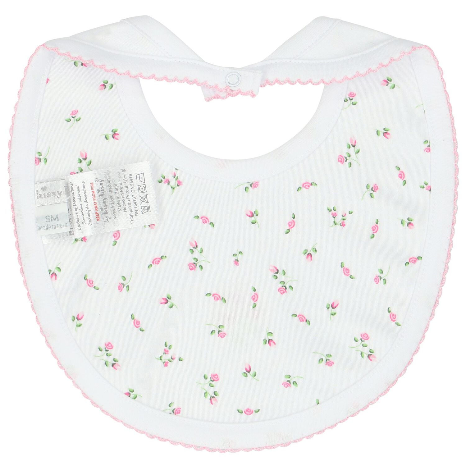 Baby Girls White & Pink Babygrow Roses Gift Set, 1, hi-res image number null