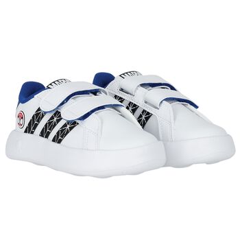 White Spider Man Trainers