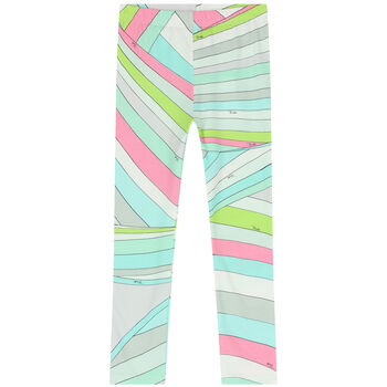 Girls Multi-Coloured Iride Pastel Leggings