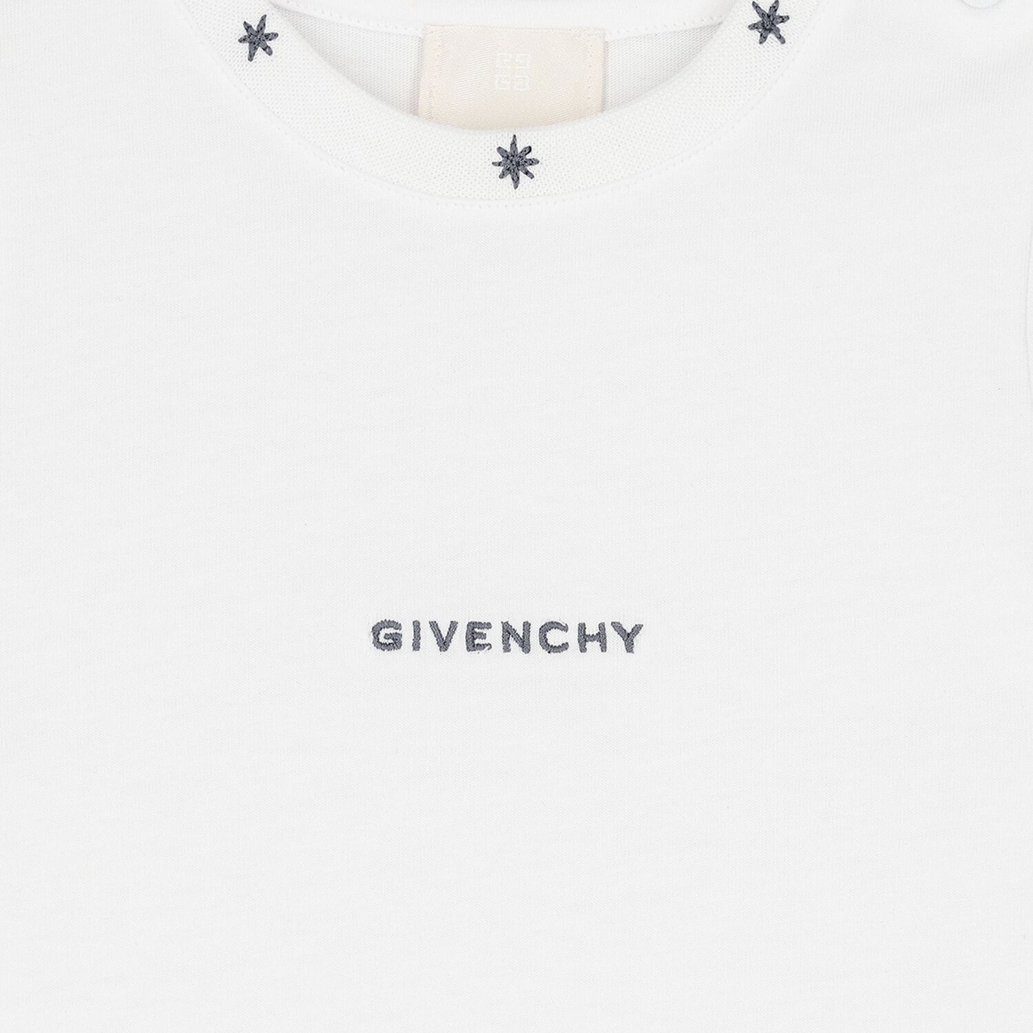 Younger Boys White Logo T-Shirt, 1, hi-res