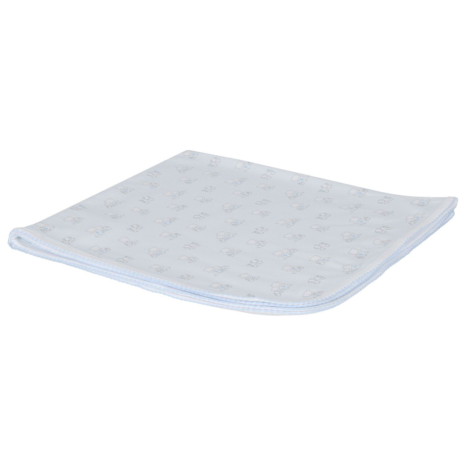 Baby Boys Blue Bear Besties Blanket, 1, hi-res