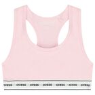 بيكيني وردي اللون بشعار للبنات, 1, hi-res