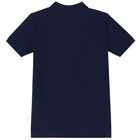 Boys Navy Logo Polo Shirt, 1, hi-res