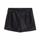 Girls Black Shorts, 1, hi-res