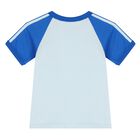 Younger Boys Blue Logo Shorts Set, 1, hi-res