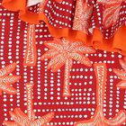 Girls Orange & Pink Palm Tree Swimsuit, 1, hi-res