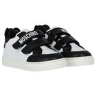 Black & White Teddy Bear Trainers, 1, hi-res