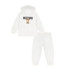 Younger White Teddy Bear Logo Tracksuit, 1, hi-res