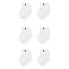 Baby Boys White Logo Socks ( 6-Pack ), 1, hi-res