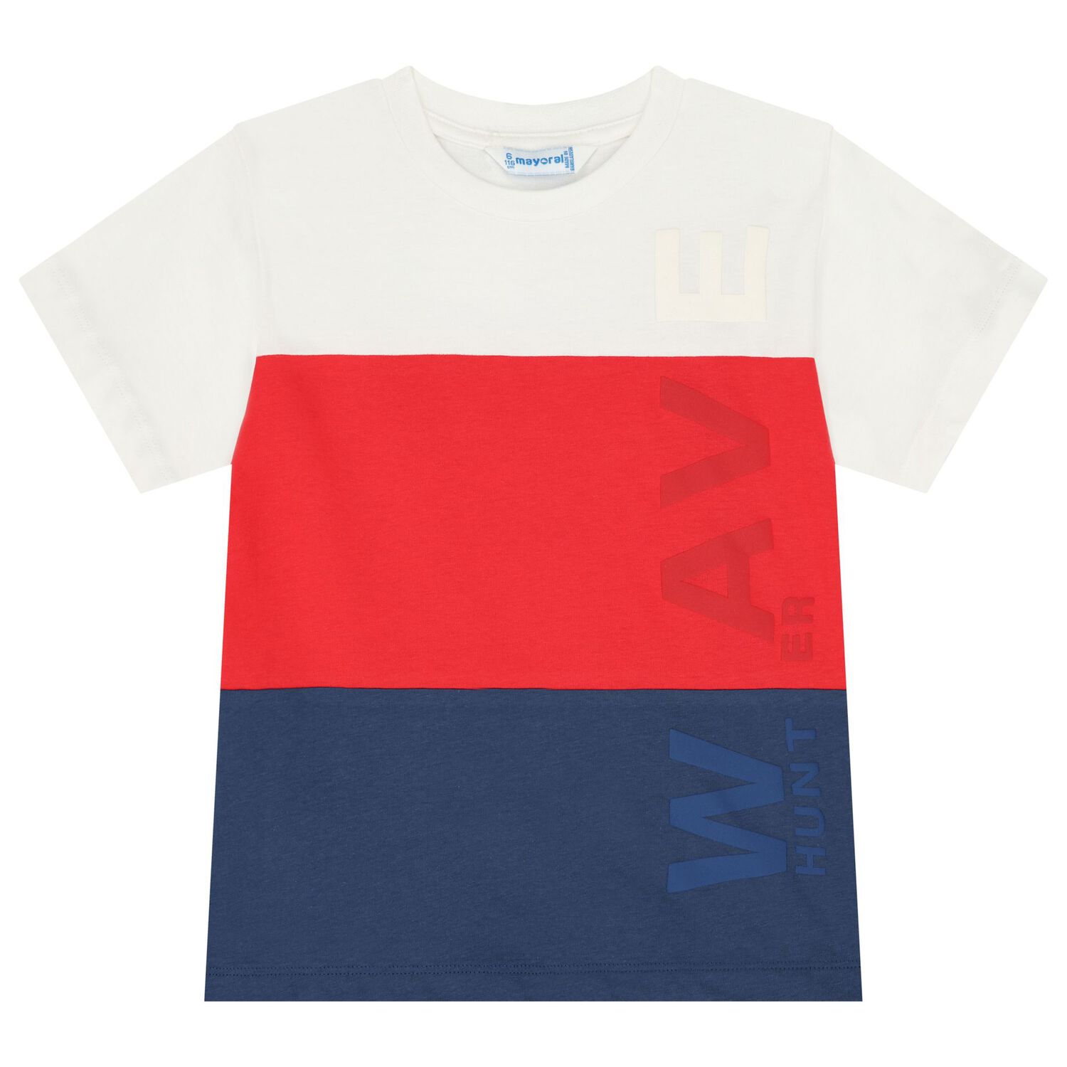 Boys White, Red & Blue Shorts Set, 3, hi-res image number null