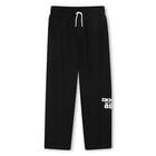 Black Logo Joggers , 1, hi-res
