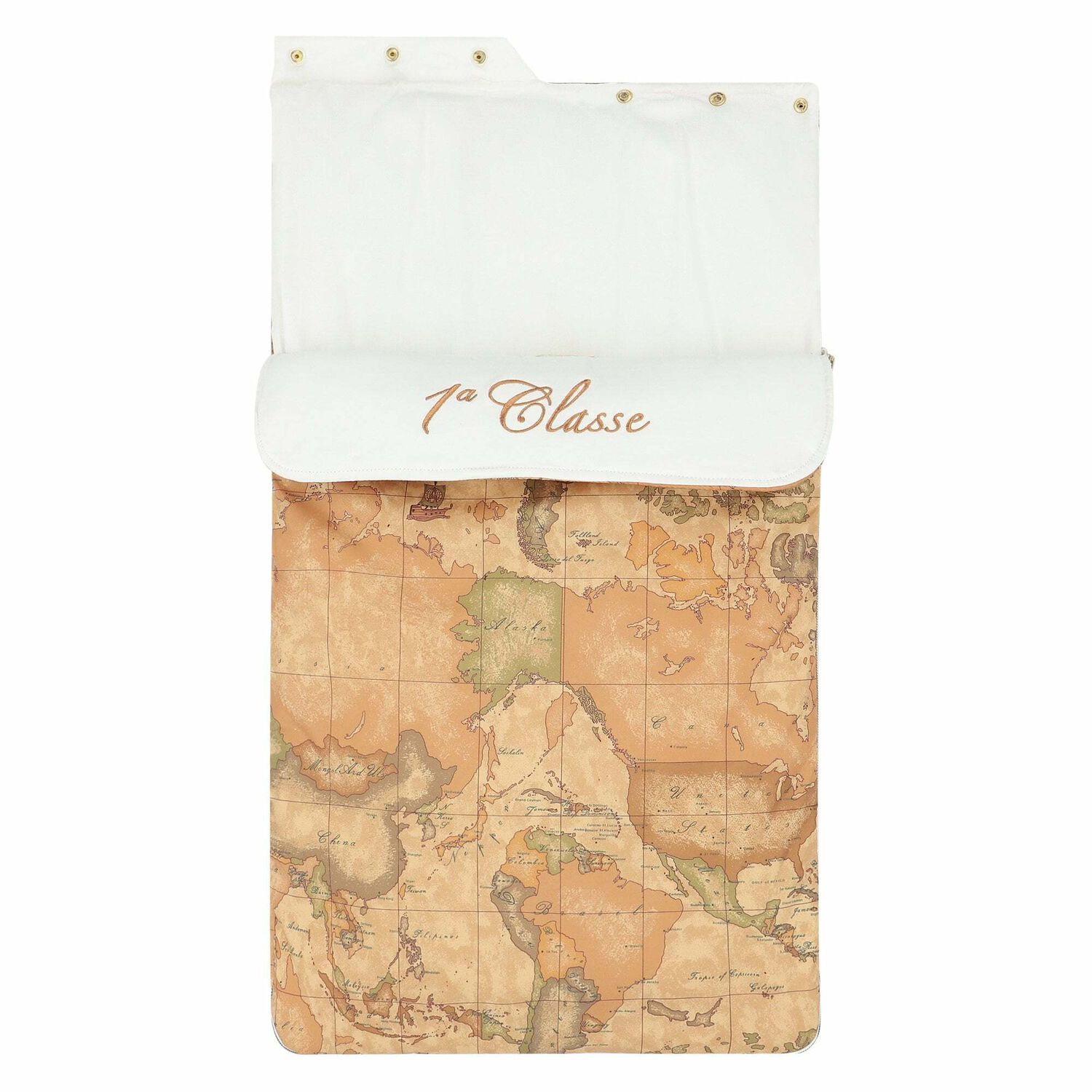 مدس بطبعة خريطة باللون البيج, 1, hi-res