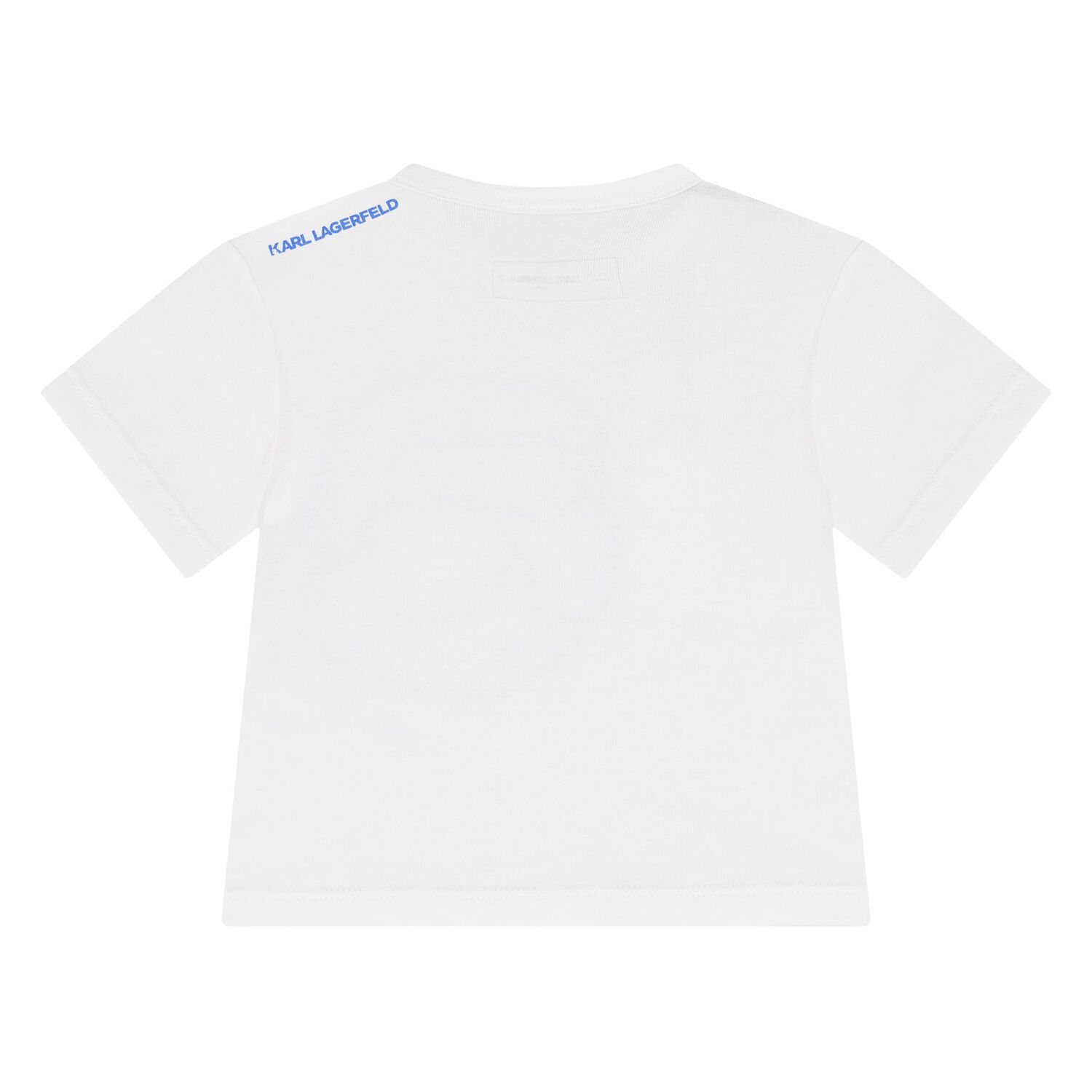 طقم شورت ايكونك كارل باللون الأزرق والأبيض للأولاد, 1, hi-res