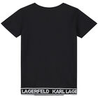 فستان بنات بالشعار باللون الأسود, 1, hi-res