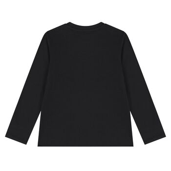 Boys Black Logo T-Shirt