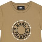 Boys Khaki Logo T-Shirt, 1, hi-res