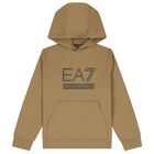 Boys Beige & Black Logo Tracksuit, 3, hi-res