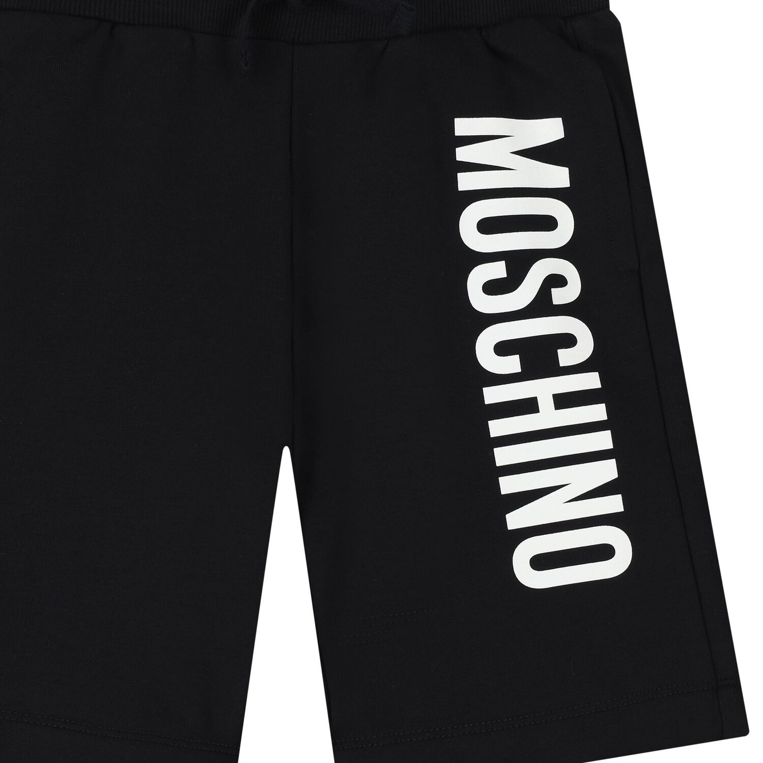 شورت بالشعار باللون الأسود للأولاد, 3, hi-res