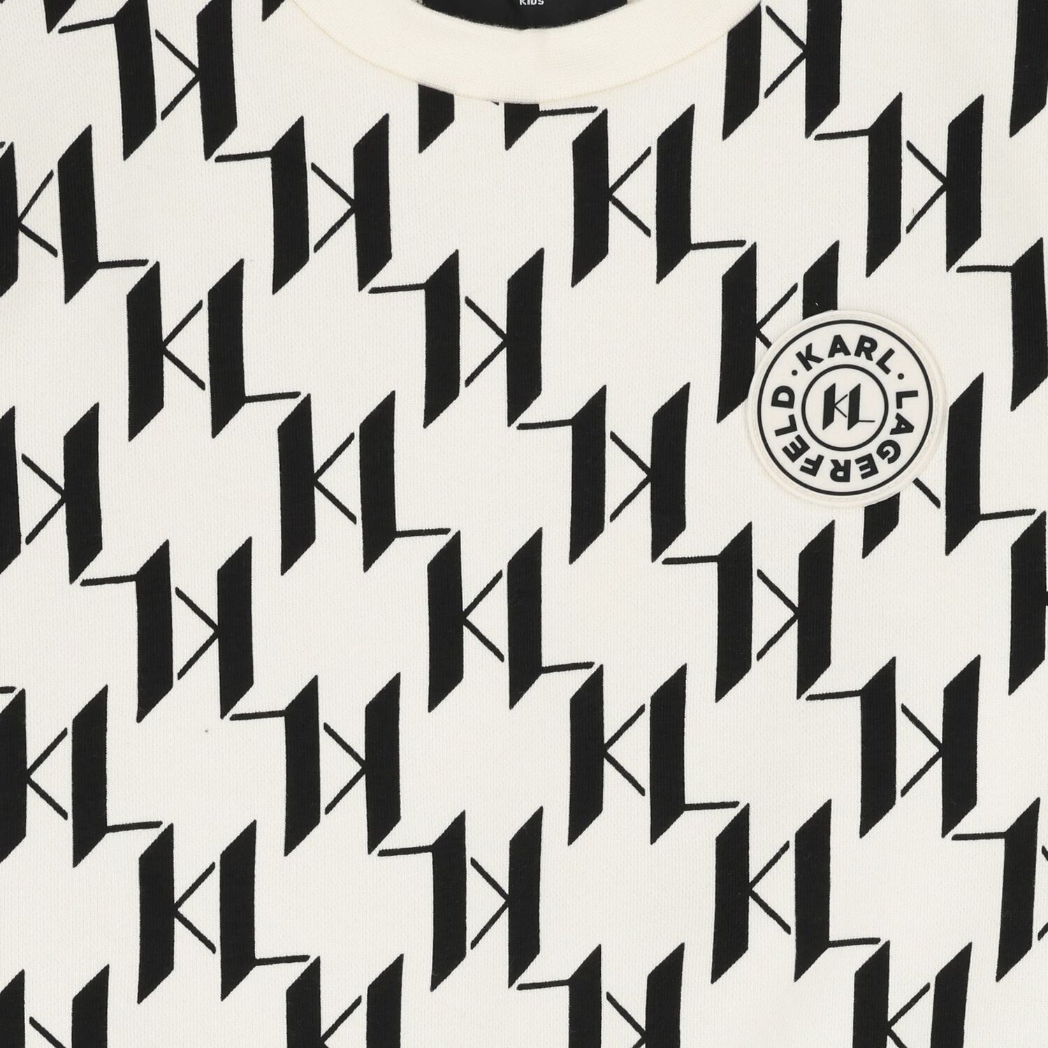 Boys White & Black Logo Sweatshirt, 1, hi-res