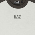 Boys Brown & Beige Cotton Logo T-Shirt, 1, hi-res