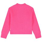 Girls Pink Sequin Sweatshirt, 1, hi-res