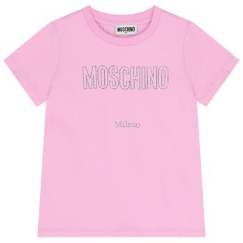  Girls Pink Logo T-Shirt