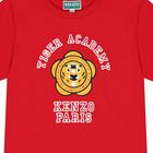 تيشيرت أولاد بالشعار باللون الأحمر, 2, hi-res