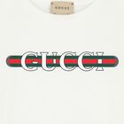 White Cotton Logo T-Shirt, 1, hi-res