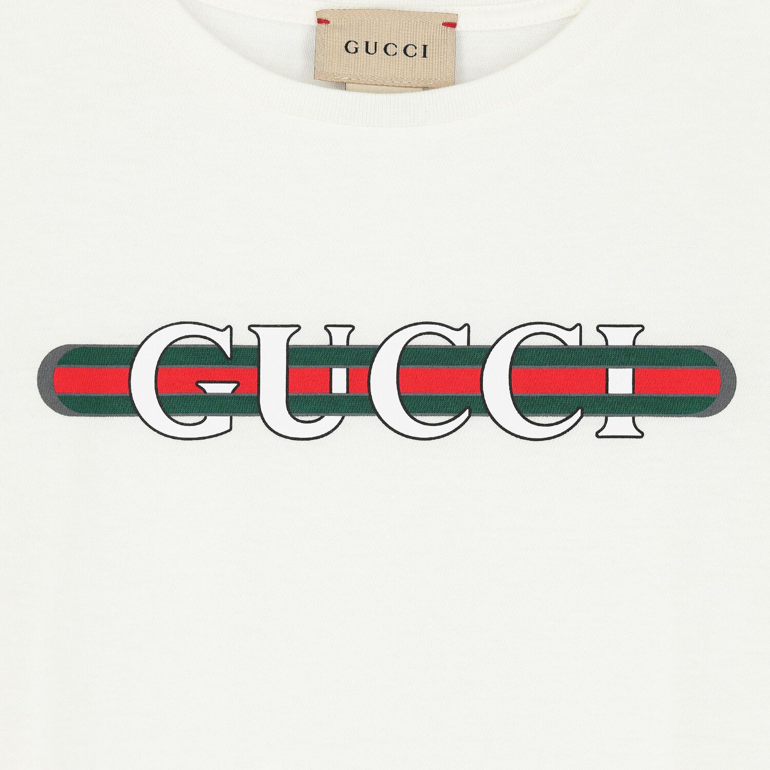 White Cotton Logo T-Shirt, 1, hi-res image number null