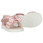 Younger Girls Pink Bow Sandals, 1, hi-res