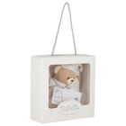 White & Beige Bear Rattle Toy ( 15cm ), 1, hi-res