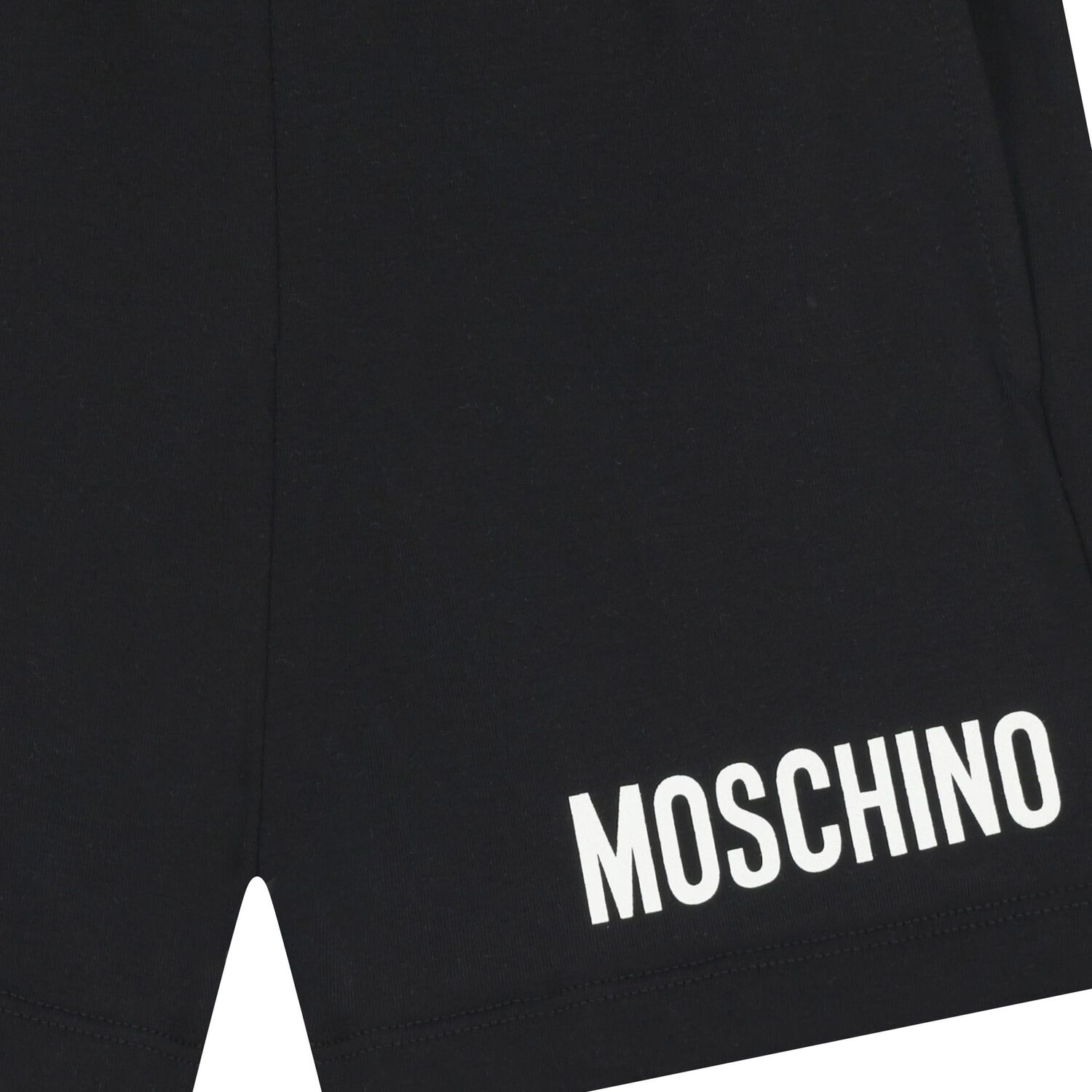 Boys Black Logo Shorts, 2, hi-res