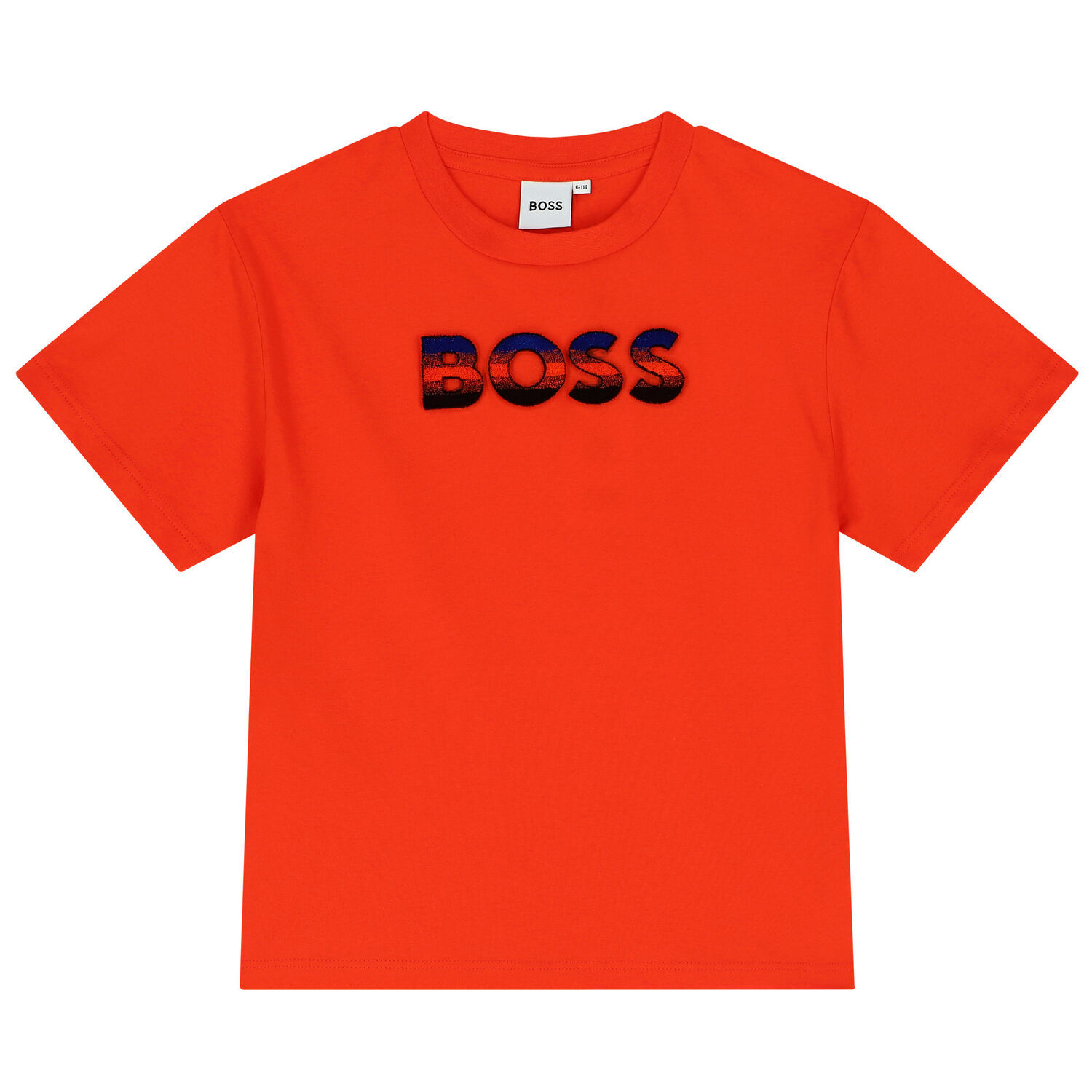 Boys Orange Logo T-Shirt, 1, hi-res image number null
