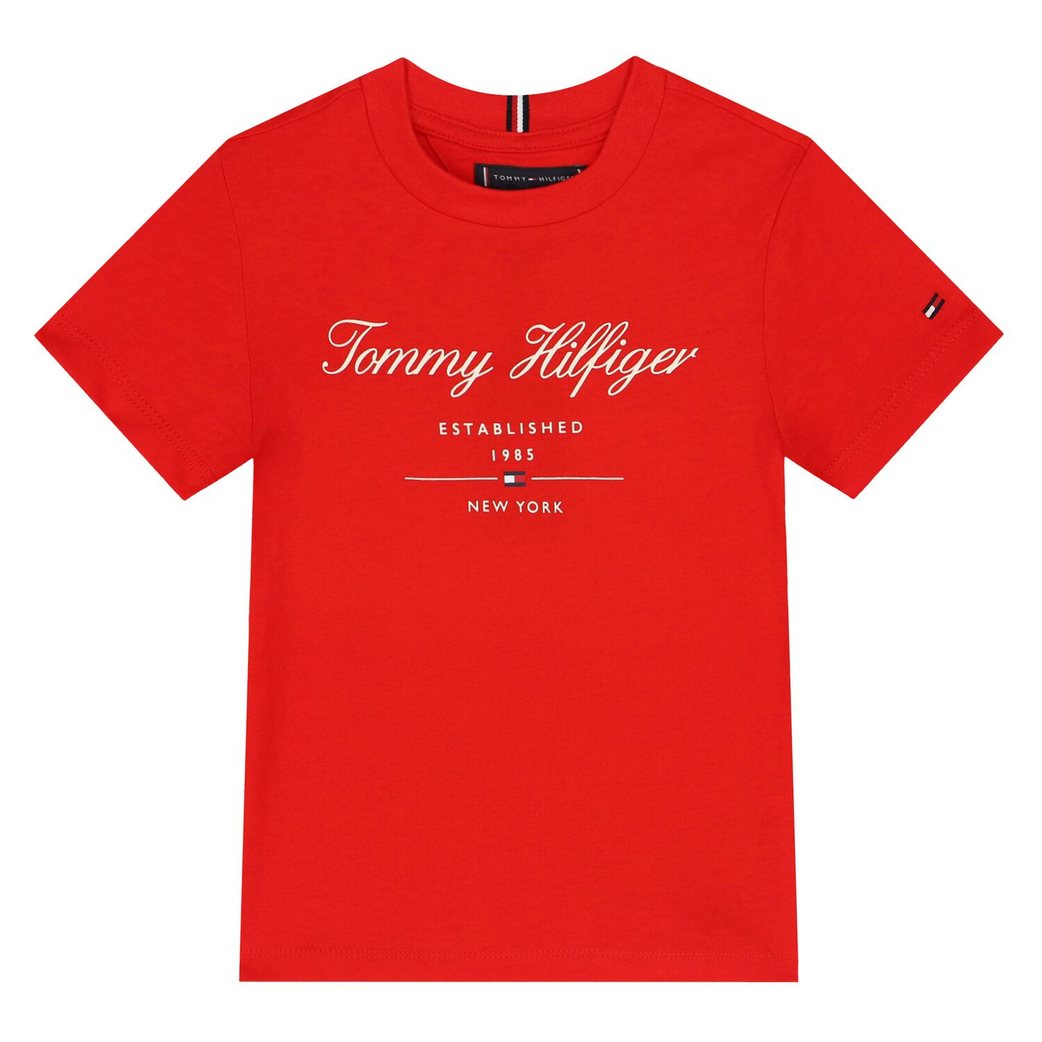 Boys Red Logo T-Shirt, 2, hi-res