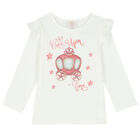 طقم تنورة باللون العاجى والوردى, 1, hi-res