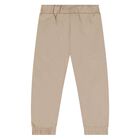 Younger Boys Navy Blue & Beige Tiger Tracksuit Set ( 3 Piece ), 2, hi-res