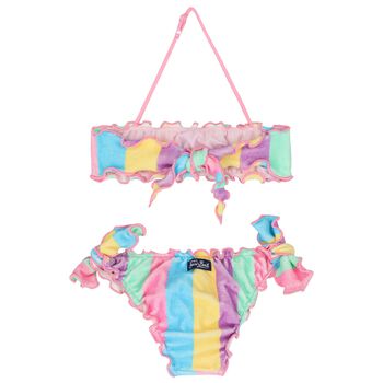 Girls Striped Bikini
