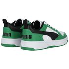 Boys White & Green Rebound Trainers, 2, hi-res