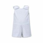 Girls White Broderie Anglais Playsuit, 1, hi-res