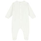 Ivory Teddy Bear Logo Babygrow Gift Set, 1, hi-res