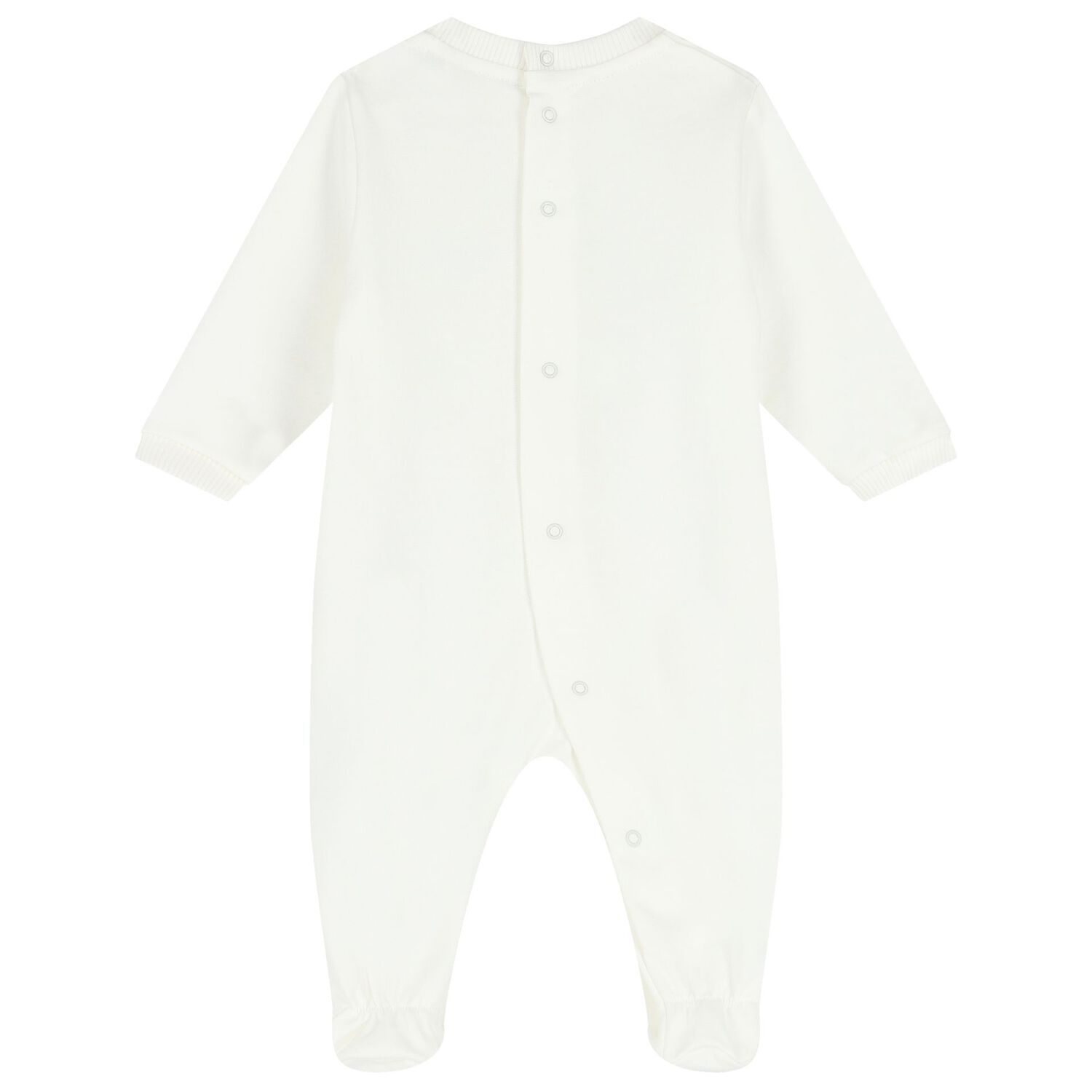 Ivory Teddy Bear Logo Babygrow Gift Set, 1, hi-res