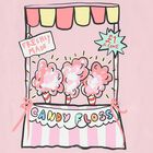 تيشيرت بنات بطبعة باللون الوردي, 1, hi-res