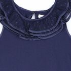 تيشيرت قطن باللون الكحلى للبنات, 1, hi-res