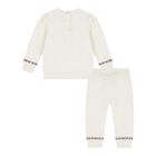 Baby Girls Ivory Festive Tracksuit, 1, hi-res