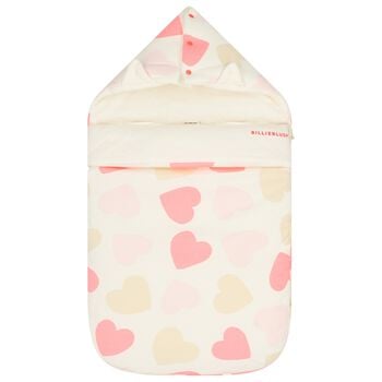 Baby Girls Ivory & Beige Hearts Nest