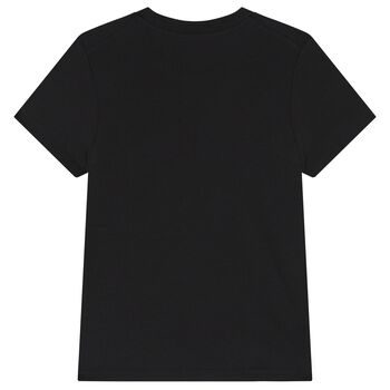 Boys Black Logo T-Shirt