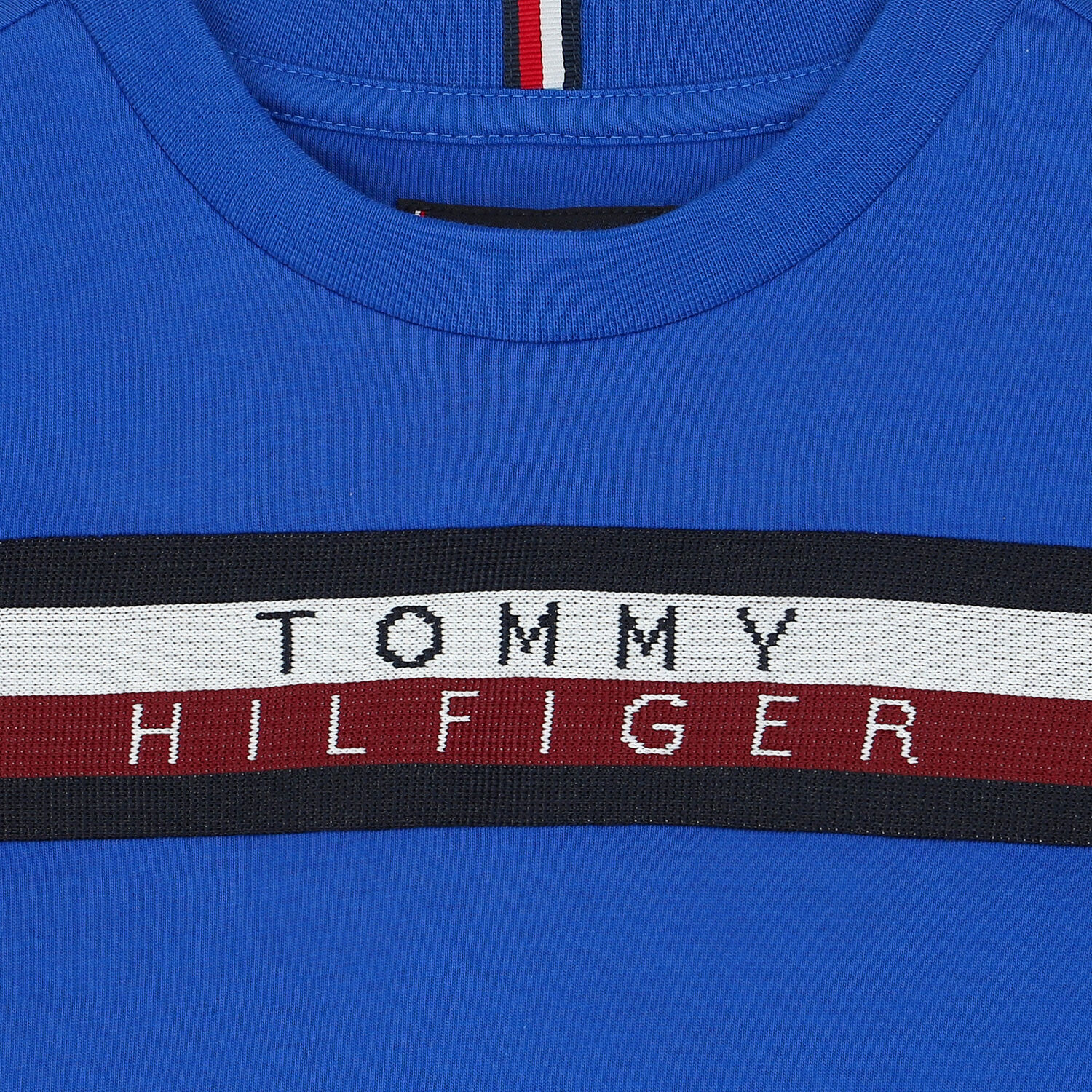 تيشيرت بالشعار باللون الازرق للاولاد, 4, hi-res